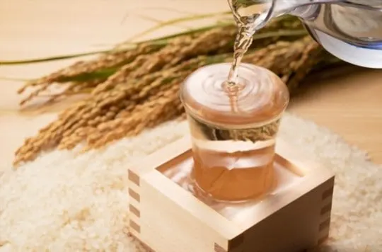 rice cooking wine or sake