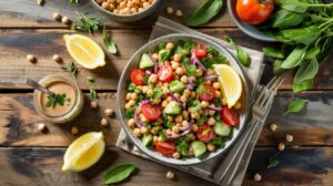 1 chickpea salad with fresh lemon tahini frE7LaiwQtqgFDUo2xKiqg J14T9DGpSDmOgnF7DhQFhQ