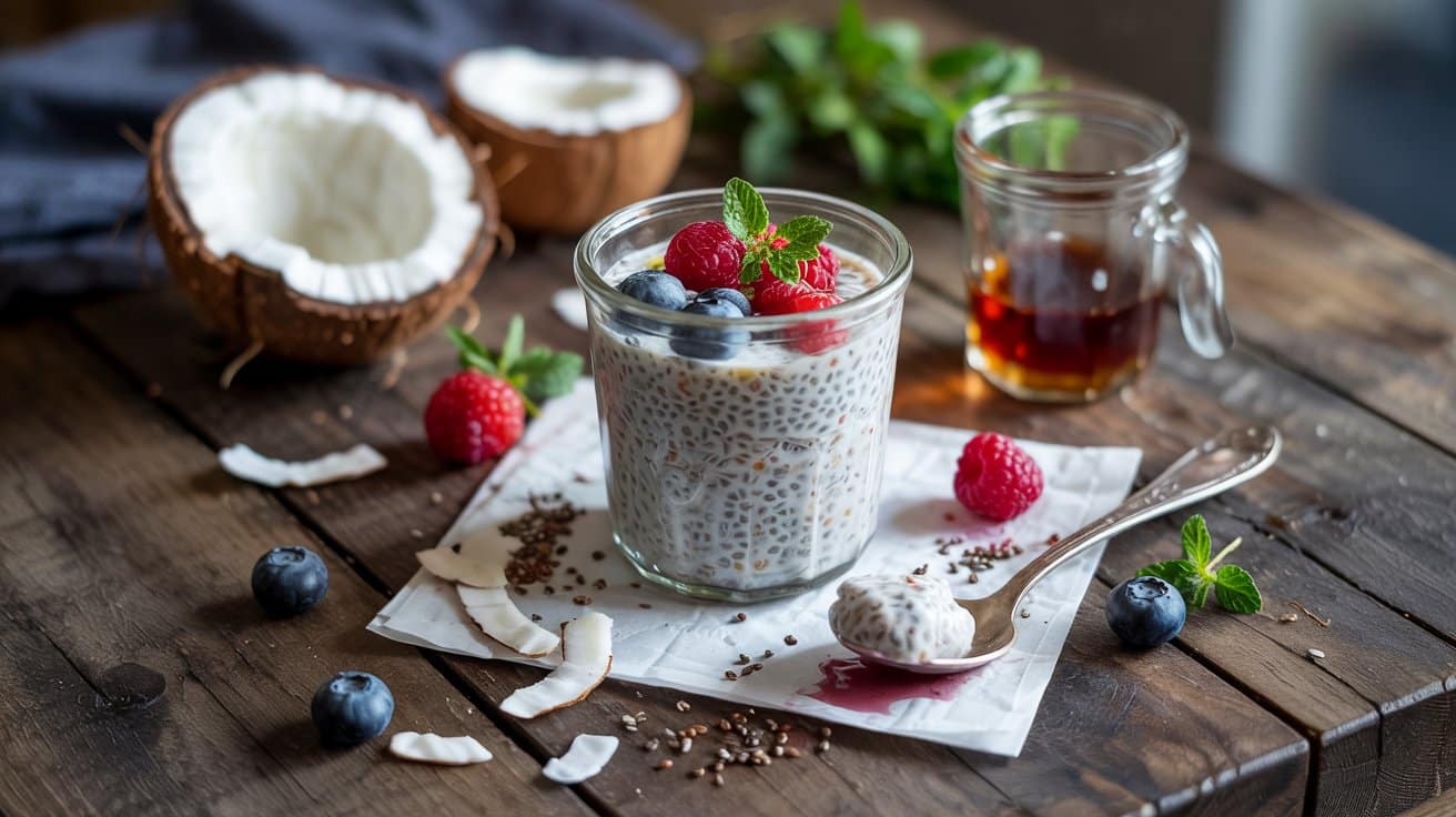 12 overnight chia pudding with minimal