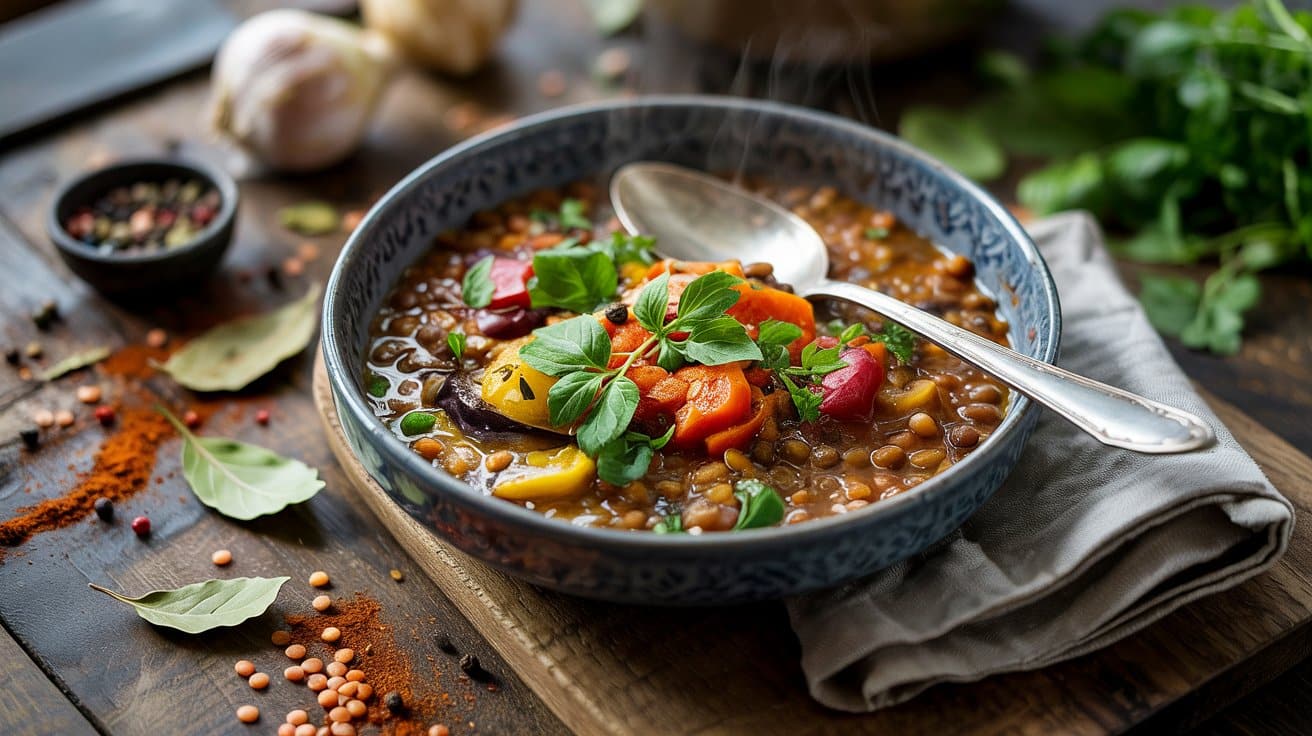 14 lentil breakfast bowl with spices and 69oRjtN7SMOUJPaZUfWYrA M9pZtM7nQzyidGV 7PkVpQ