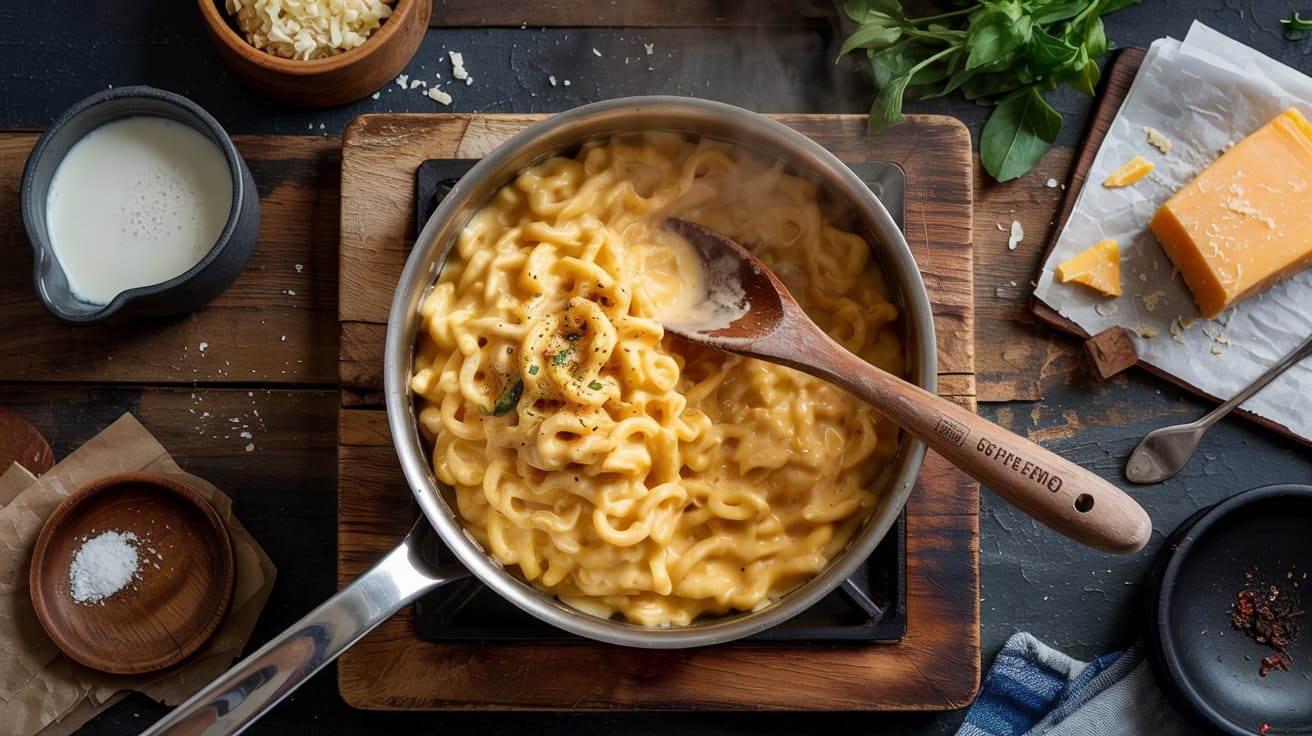 2 stovetop creamy mac and cheese a cozy VawVmo3NQ3a14acfEzPWHw eXgHcGGTTGmyTGaPtcHR1A